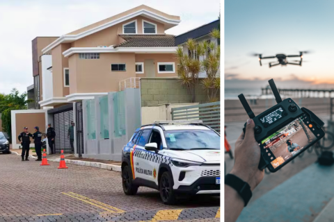 Ministro do STF proíbe drones em área próxima à casa de Bolsonaro e autoriza abate de equipamentos