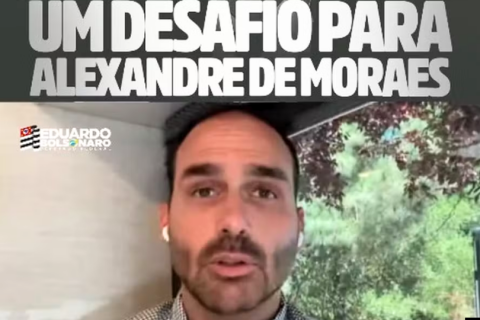 Eduardo Bolsonaro ameaça ministro do STF e diz que Trump vai ‘para cima’