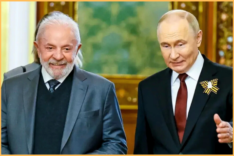 Putin telefona para Lula e  conversa sobre guerra na Ucrânia, EUA e BRICS