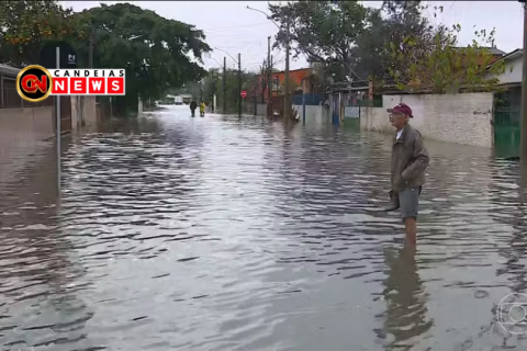 Ciclone extratropical no oceano intensifica chuva no RS, diz Climatempo